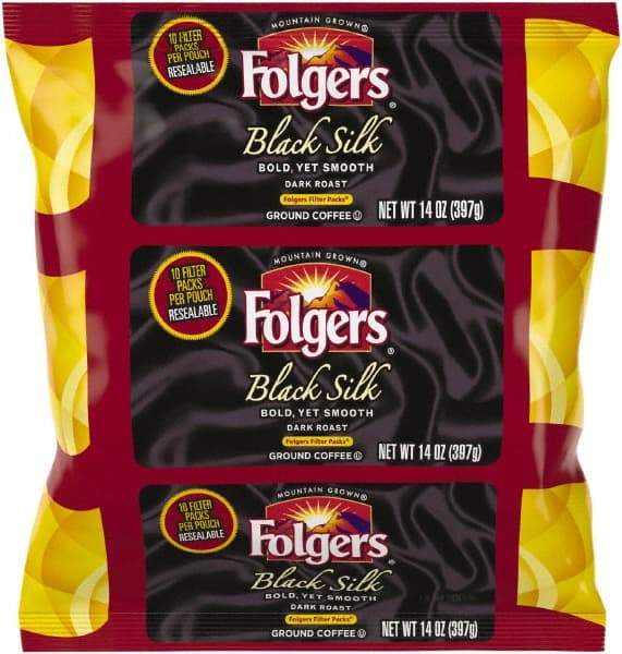 Folgers - Coffee Filter Packs, Black Silk, 1.4 oz Pack, 40 Packs/Carton - Makers Industrial Supply