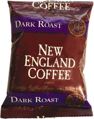 New England Coffee - Coffee Portion Packs, French Roast, 2.5 oz Pack, 24/Box - Makers Industrial Supply