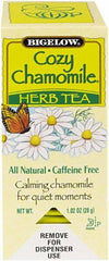 Bigelow - Single Flavor Tea, C ozy Chamomile, 28 Bags/Box - Makers Industrial Supply