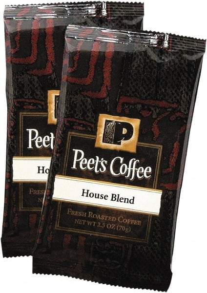 Peet's Coffee & Tea - Coffee Portion Packs, House Blend, 2.5 oz Frack Pack, 18/Box - Makers Industrial Supply