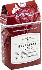 PapaNicholas - Premium Coffee, Whole Bean, Breakfast Blend - Makers Industrial Supply