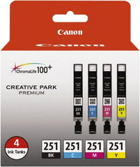 Canon - Cyan, Magenta, Yellow & Black Ink Cartridge - Use with Canon PIXMA iP7220, iP8720, iX6820, MG5420, MG5520, MG5620, MG6320, MG6420, MG6620, MG7120, MG7520, MX922 - Makers Industrial Supply