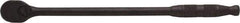 Proto - 3/8" Drive Pear Head Ratchet - Black Oxide Finish, 13" OAL, 90 Gear Teeth, Long Arm Handle, Reversible Head - Makers Industrial Supply