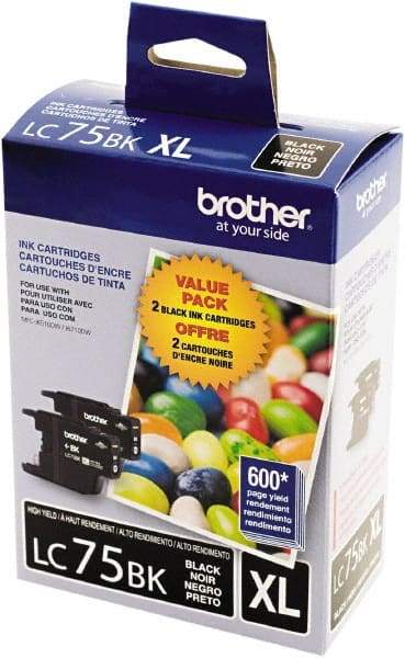 Brother - Black Ink Cartridge - Use with Brother MFC-J280W, J425W, J430W, J435W, J5910DW, J625DW, J6510DW, J6710DW, J6910DW, J825DW, J835DW - Makers Industrial Supply