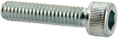 Value Collection - #8-32 UNC Hex Socket Drive, Socket Cap Screw - Alloy Steel, Zinc-Plated Finish, Fully Threaded, 3/4" Length Under Head - Makers Industrial Supply