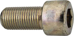 Value Collection - 1/2-20 UNF Hex Socket Drive, Socket Cap Screw - Alloy Steel, Zinc-Plated Finish, Fully Threaded, 1" Length Under Head - Makers Industrial Supply