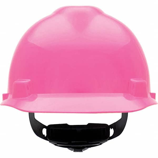 MSA - ANSI Type I Class E 4-Point Ratchet Short Brim Hard Hat - Makers Industrial Supply