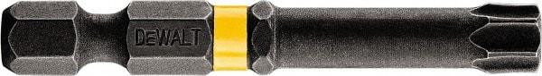 DeWALT - T40 Torx Bit - 1/4" Hex Drive, 2" OAL - Makers Industrial Supply