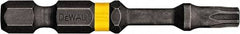 DeWALT - T30 Torx Bit - 1/4" Hex Drive, 2" OAL - Makers Industrial Supply