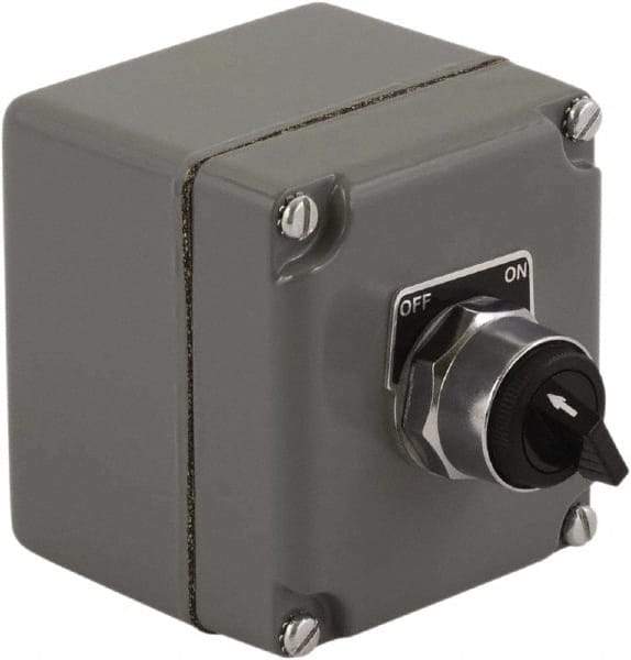 Schneider Electric - 1 Operator, Pushbutton Control Station - Start (Legend), Momentary Switch, NO/NC Contact, NEMA 1, 13, 3, 4 - Makers Industrial Supply