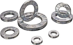 DISC-LOCK - 5/8", 1.247" OD, Zinc Flake, Steel Wedge Lock Washer - Grade 1010 Carbon Steel, 0.646 to 0.656" ID - Makers Industrial Supply