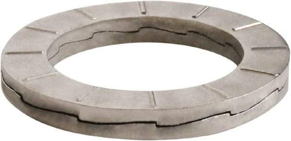 DISC-LOCK - 5/16", 0.628" OD, Uncoated, Stainless Steel Wedge Lock Washer - Grade 316L, 0.321 to 0.331" ID - Makers Industrial Supply