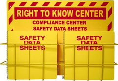 NMC - 20" Wide x 28" High, Information Center - 3 Rings, English - Makers Industrial Supply