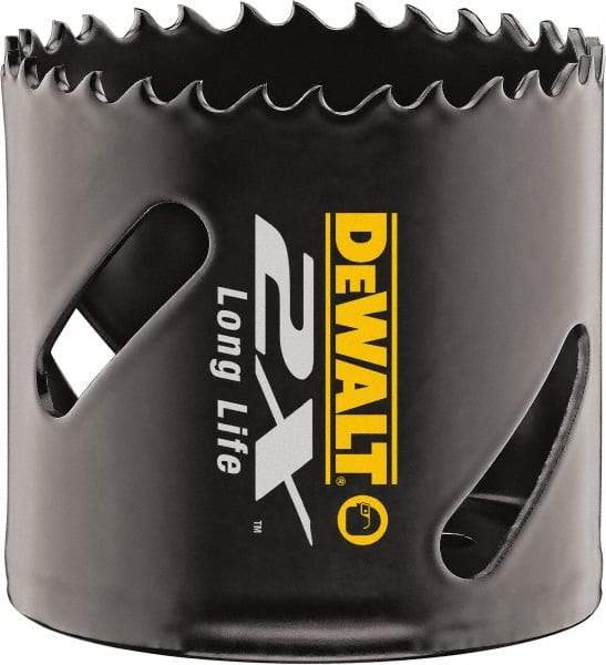 DeWALT - 3-3/4" Diam, 1-7/8" Cutting Depth, Hole Saw - Bi-Metal Saw, Toothed Edge - Makers Industrial Supply