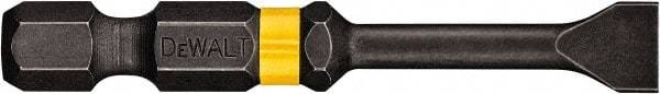 DeWALT - 7/32" Slotted Screwdriver Bit - 1/4" Hex Drive, 2" OAL - Makers Industrial Supply