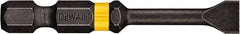 DeWALT - 7/32" Slotted Screwdriver Bit - 1/4" Hex Drive, 2" OAL - Makers Industrial Supply