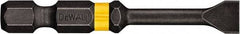 DeWALT - 3/16" Slotted Screwdriver Bit - 1/4" Hex Drive, 2" OAL - Makers Industrial Supply