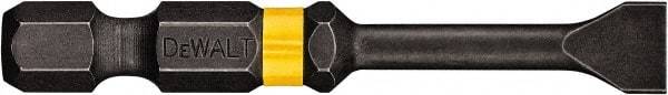 DeWALT - 5/32" Slotted Screwdriver Bit - 1/4" Hex Drive, 2" OAL - Makers Industrial Supply