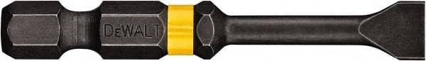 DeWALT - 5/16" Slotted Screwdriver Bit - 1/4" Hex Drive, 2" OAL - Makers Industrial Supply