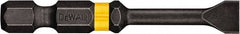 DeWALT - 9/32" Slotted Screwdriver Bit - 1/4" Hex Drive, 2" OAL - Makers Industrial Supply