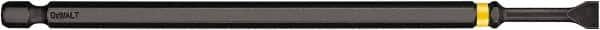 DeWALT - 3/16" Slotted Screwdriver Bit - 1/4" Hex Drive, 6" OAL - Makers Industrial Supply