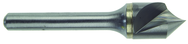 3/8" Size-1/4 Shank-100°-Carbide Single Flute Countersink - Makers Industrial Supply