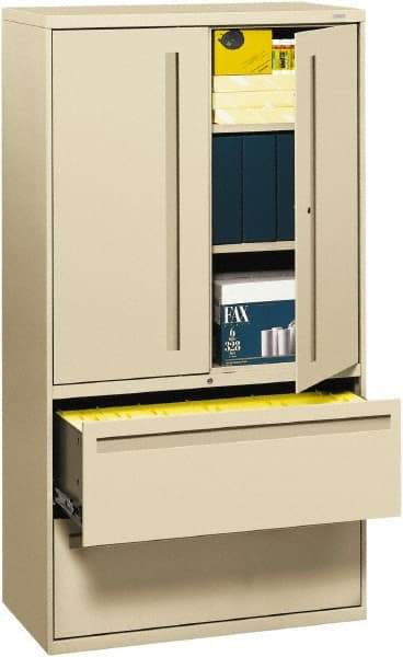 Hon - File & Cabinet Combinations Type: File/Cabinet Combo Color: Putty - Makers Industrial Supply