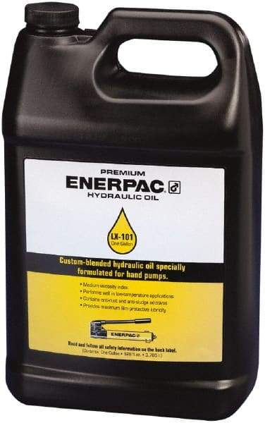 Enerpac - 1 Gal Container Mineral Hydraulic Oil - -42.78 to 190.56°F, ISO 15, 82 SUS at 100°F - Makers Industrial Supply