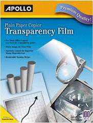 Apollo - Transparency Films & Sleeves Audio Visual Conference Accessory Type: Transparency Sleeves For Use With: Plain Paper Copiers - Makers Industrial Supply