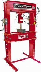 Sunex Tools - 100 Ton Air and Hydraulic Shop Press - 7 Inch Stroke, 1/3 HP - Makers Industrial Supply