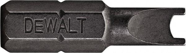 DeWALT - #4 Spanner - 1/4" Hex Drive, 1" OAL - Makers Industrial Supply