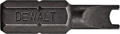 DeWALT - #4 Spanner - 1/4" Hex Drive, 1" OAL - Makers Industrial Supply