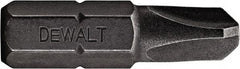 DeWALT - #5 Tri-Wing Bit - 1/4" Hex Drive, 1" OAL - Makers Industrial Supply