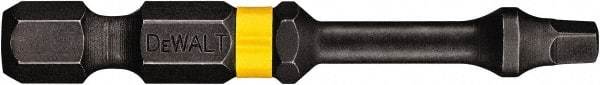 DeWALT - #2" Square Size Square Recess Bit - 1/4" Hex Drive, 2" OAL - Makers Industrial Supply