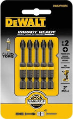 DeWALT - #2 Phillips Screwdriver Bit - 1/4" Hex Drive, 2" OAL - Makers Industrial Supply