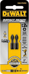 DeWALT - #2 Phillips Screwdriver Bit - 1/4" Hex Drive, 1" OAL - Makers Industrial Supply