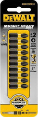 DeWALT - #2 Phillips Screwdriver Bit - 1/4" Hex Drive, 1" OAL - Makers Industrial Supply