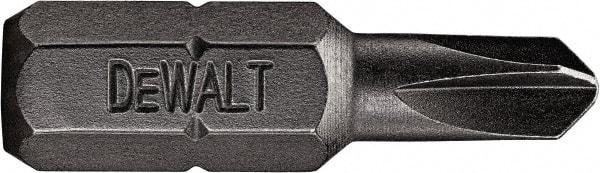 DeWALT - #3 Torq-Set Bit - 1/4" Hex Drive, 1" OAL - Makers Industrial Supply