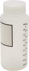 Dynalon Labware - 1,000 mL Wide-Mouth Bottle - Polypropylene, Translucent, 8.2" High x 3-1/2" Diam, 65mm Cap - Makers Industrial Supply