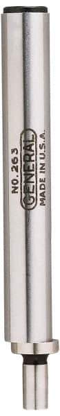 General - 0.2" Head Diam, 3/8" Shank, Single End, Mechanical Edge Finder - Accurate to 0.0005", Cylindrical Contact - Makers Industrial Supply