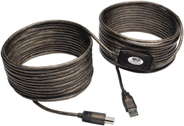 Tripp-Lite - 36' Long, USB A/B Computer Cable - Beige, Male x Male - Makers Industrial Supply