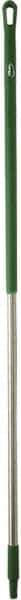 Vikan - 59 x 1-1/4" Aluminum Squeegee Handle - European Threaded Connection, Green - Makers Industrial Supply