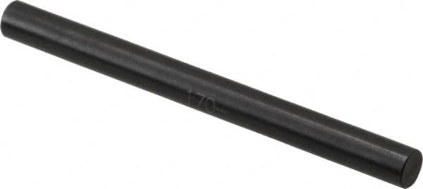 SPI - 0.17" Diam Class ZZ Minus Plug & Pin Gage - Black Oxide, 0.000200" Tolerance - Makers Industrial Supply