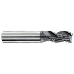 7/32" Dia. - 7/16" LOC - 2-1/2" OAL - .015-.020 Radius 3 FL Carbide S/E HP End Mill-AlTiN - Makers Industrial Supply