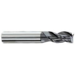 5/8" Dia. - 1-1/4" LOC - 3-1/2" OAL - .030-.035 Radius 3 FL Carbide S/E HP End Mill-AlTiN - Makers Industrial Supply