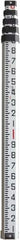 Johnson Level & Tool - Optical Level Aluminum Grade Rod - 4 Sections, 8 Ft. Overall Length - Makers Industrial Supply