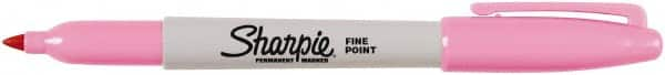 Sharpie - Pink Permanent Marker - Fine Tip, AP Nontoxic Ink - Makers Industrial Supply