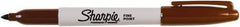 Sharpie - Brown Permanent Marker - Fine Tip, AP Nontoxic Ink - Makers Industrial Supply