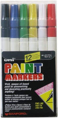 Sharpie - Black, Dark Blue, Gold, Green, Light Blue, Orange, Pink, Red, Silver, Violet, White, Yellow Paint Marker - Fine Tip - Makers Industrial Supply