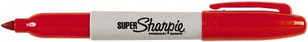 Sharpie - Red Permanent Marker - Fine Tip, AP Nontoxic Ink - Makers Industrial Supply